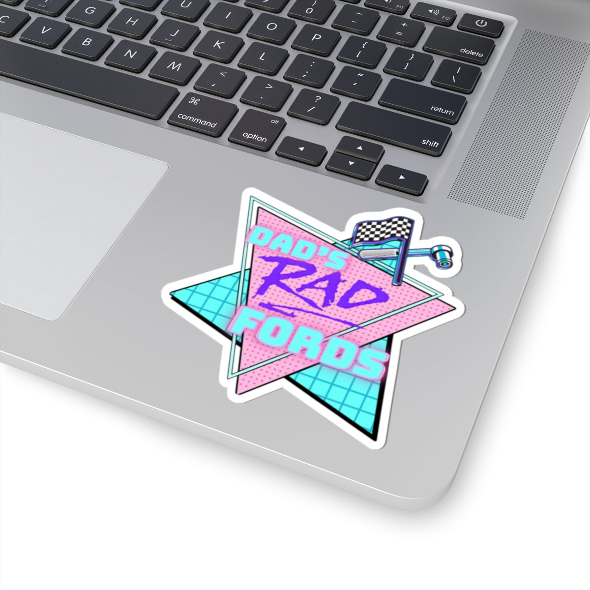 Retro Dad's Rad Fords Sticker