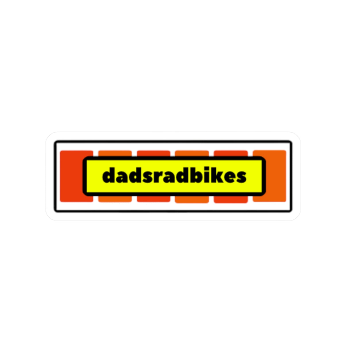 Dad’s Rad Bikes Mongoose Inspired Sticker