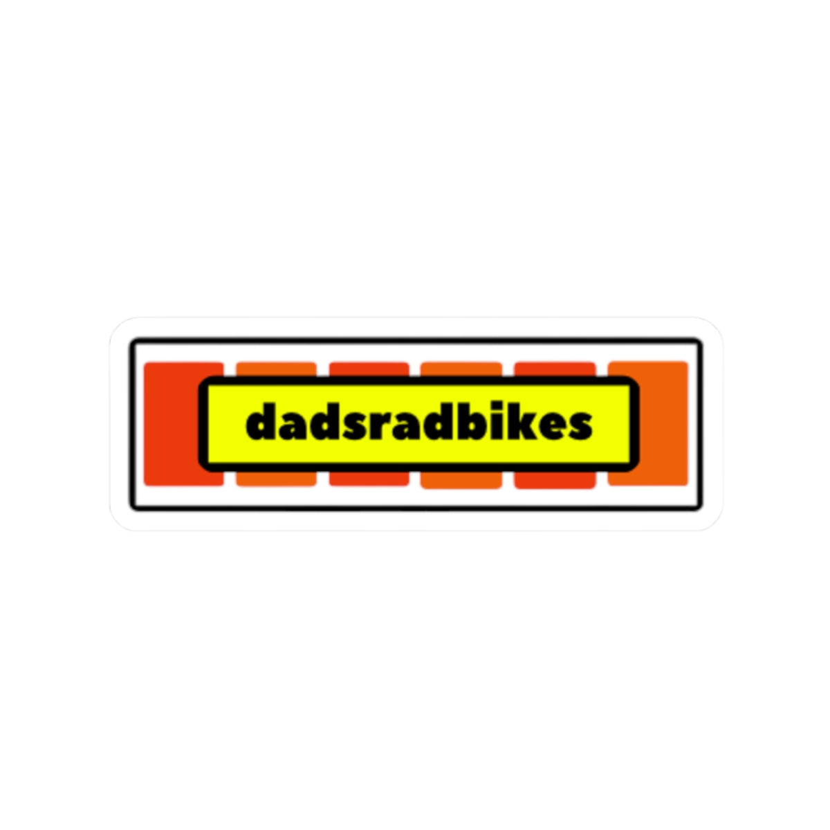 Dad’s Rad Bikes Mongoose Inspired Sticker