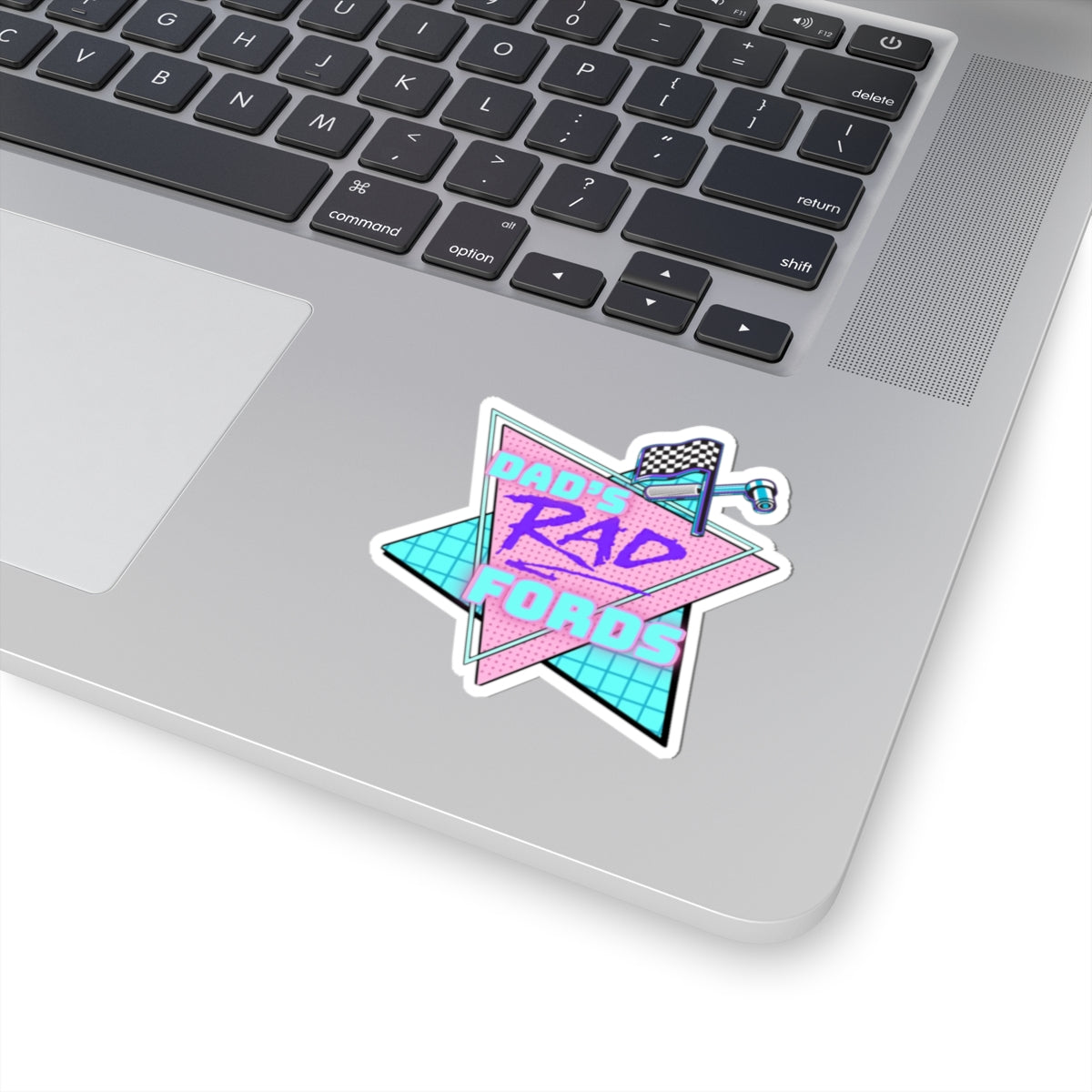 Retro Dad's Rad Fords Sticker